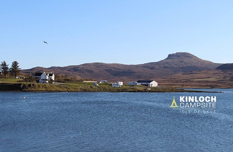 looking across Dunvegan Loch toward the campsite